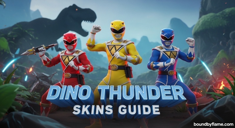 Get Power Rangers Dino Thunder Skins in Fortnite