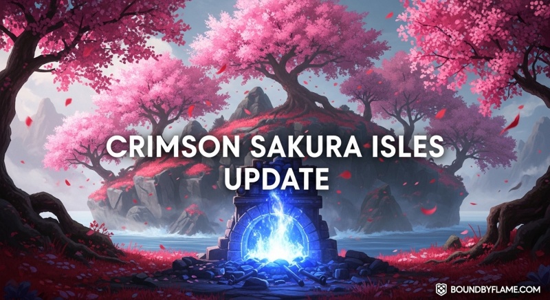 The Forge Crimson Sakura Isles Update Guide