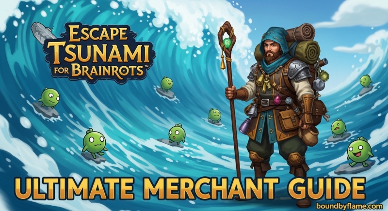 Traveling Merchant in Escape Tsunami