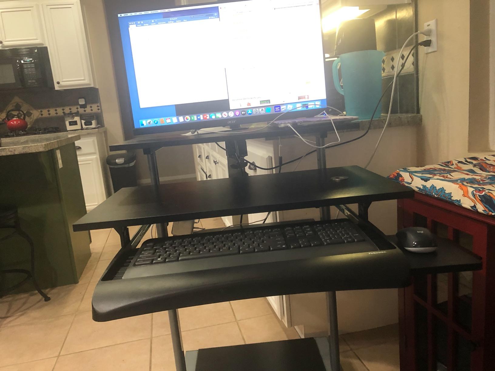 Fellowes Office Suites Underdesk Keyboard Drawer, Black/Silver (9140305) customer photo 2