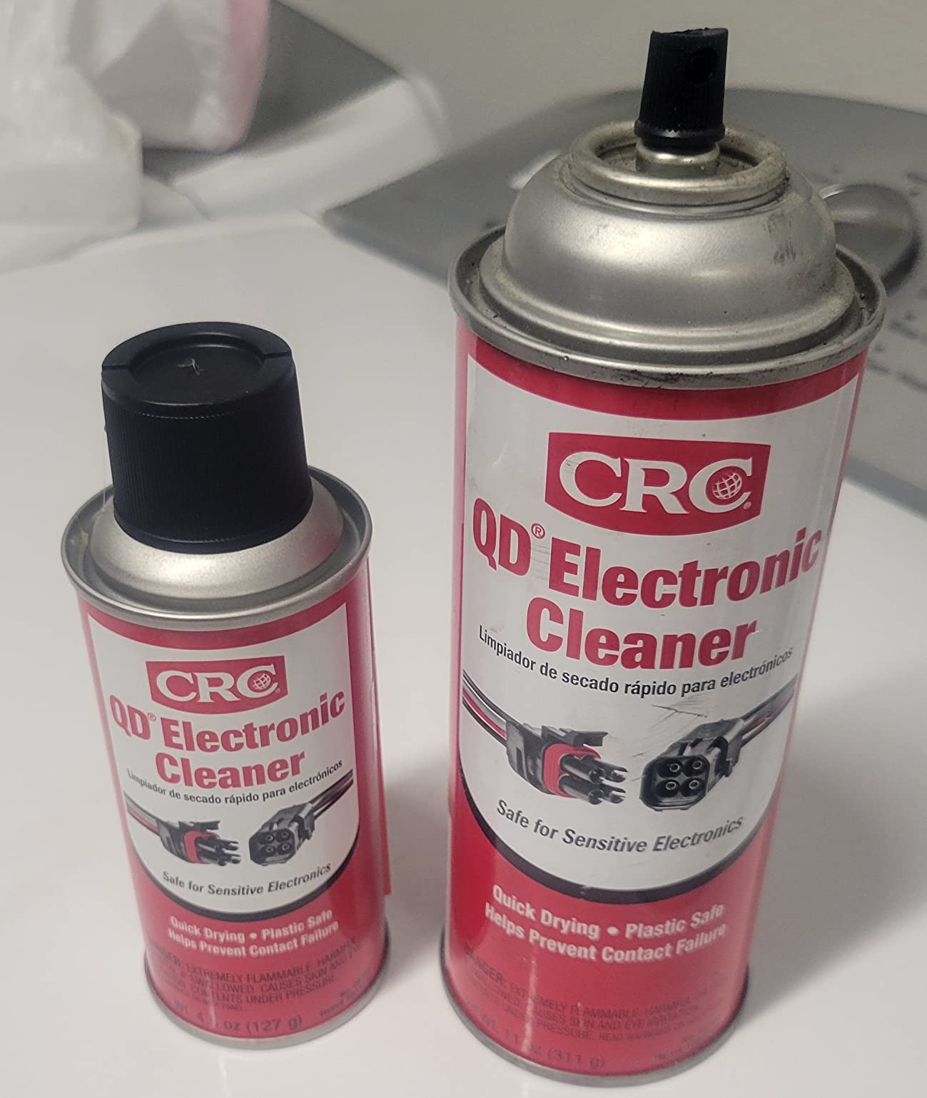 CRC QD Electronic Cleaner 05101 - 4.5 Wt. Oz., Plastic Safe Cleaner, Safe for Sensitive Electronics customer photo 2