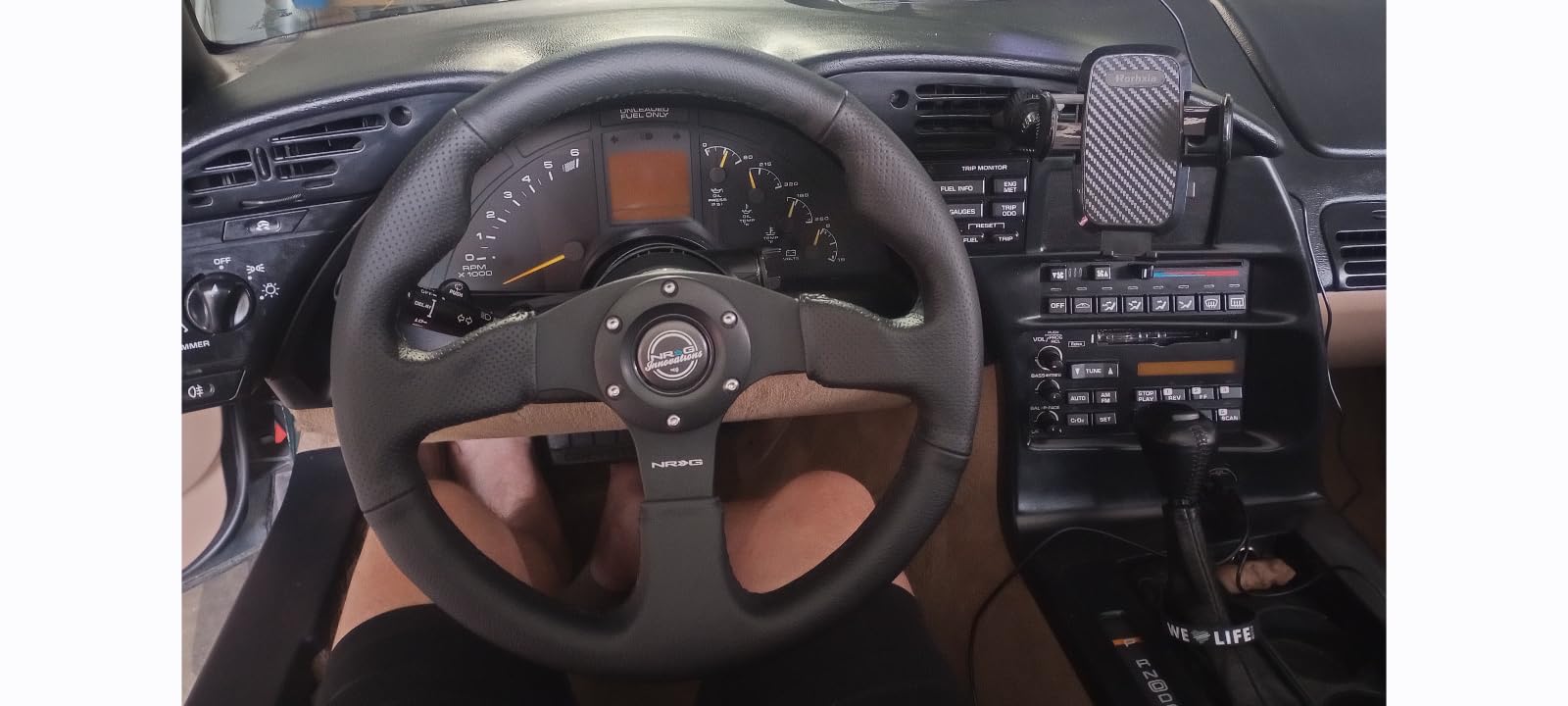 NRG Innovations Gen 1.5 6-Holes Racing Steering Wheel Quick Release Adapter With Mounting Bolts, Titanium Chrome Ring, NRG-SRK-100TI customer photo 1