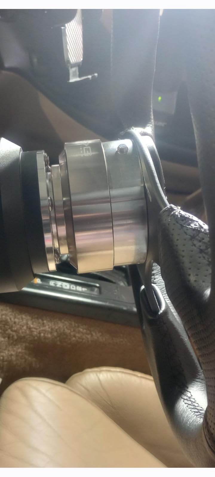 NRG Innovations Gen 1.5 6-Holes Racing Steering Wheel Quick Release Adapter With Mounting Bolts, Titanium Chrome Ring, NRG-SRK-100TI customer photo 2