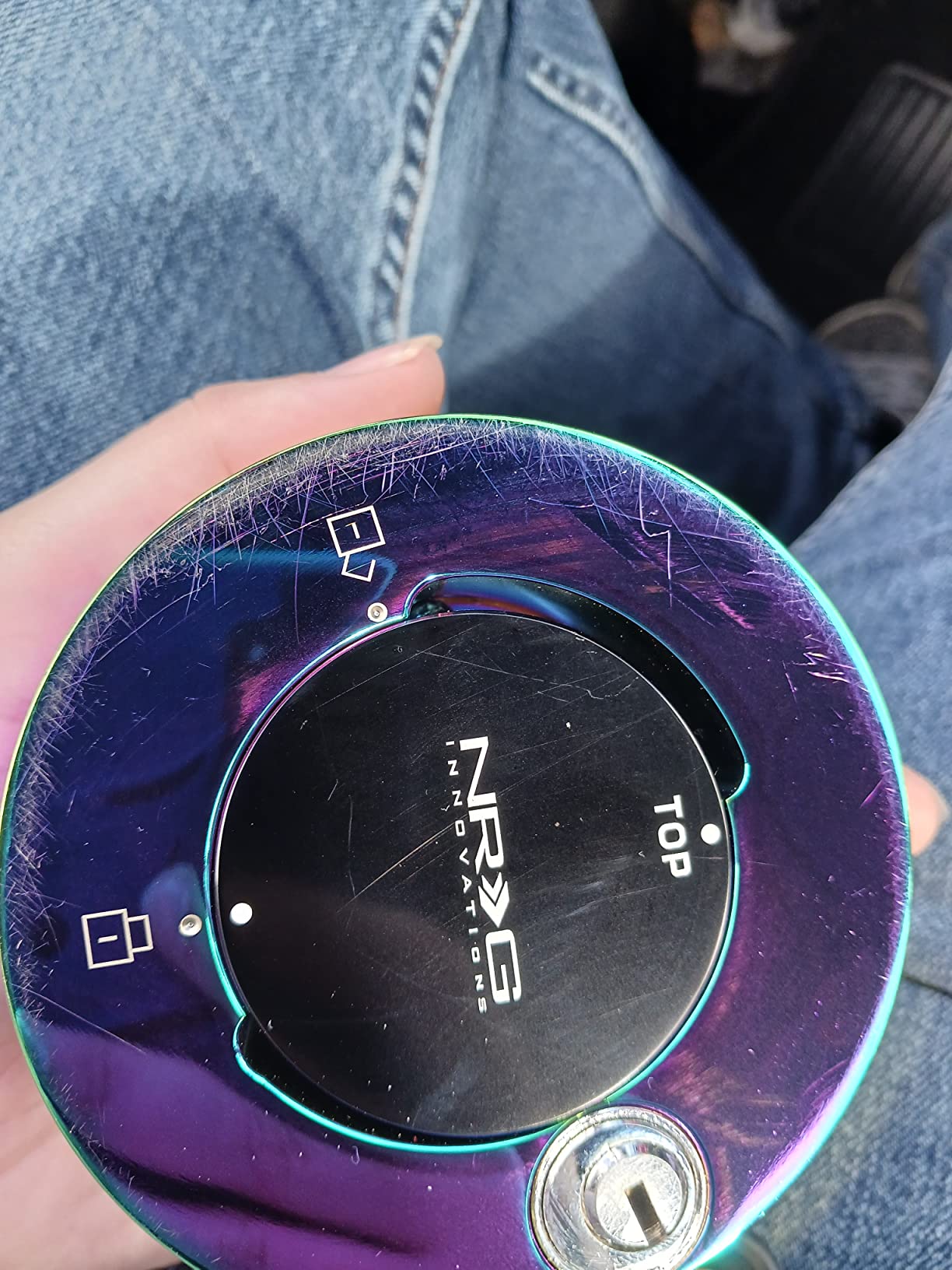 NRG Innovations NRG-SRK-101MB 6-Holes Patterns Style Steering Wheel Quick Release Short Hub Adapter With Mounting Bolts, Matte Black Body customer photo 1