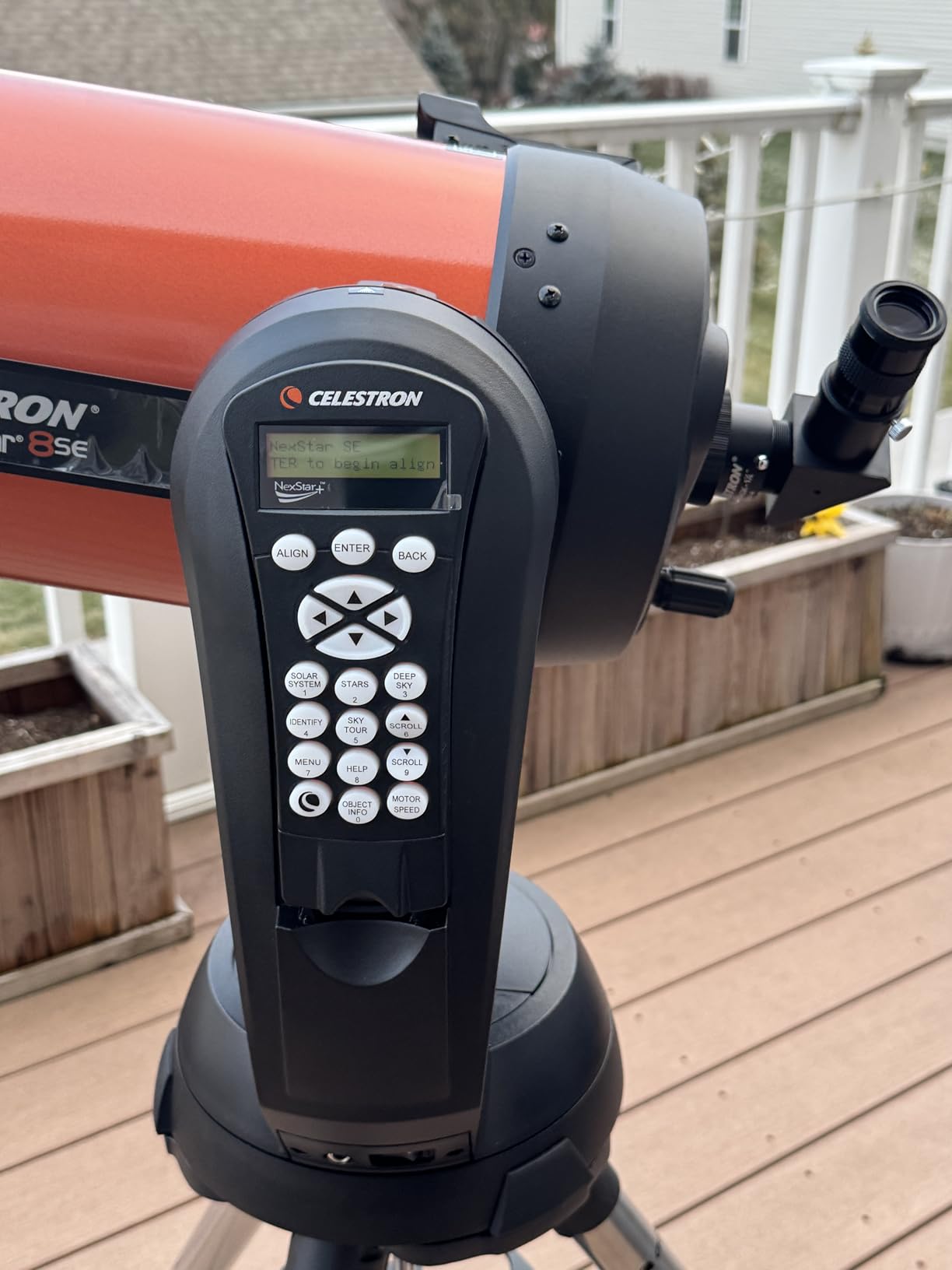 Celestron NexStar 8SE Computerized Telescope - 8-Inch Schmidt-Cassegrain Optical Tube - Fully Automated GoTo Mount with SkyAlign - Ideal for Beginners and Advanced Users - 40,000+ Object Database customer photo 2