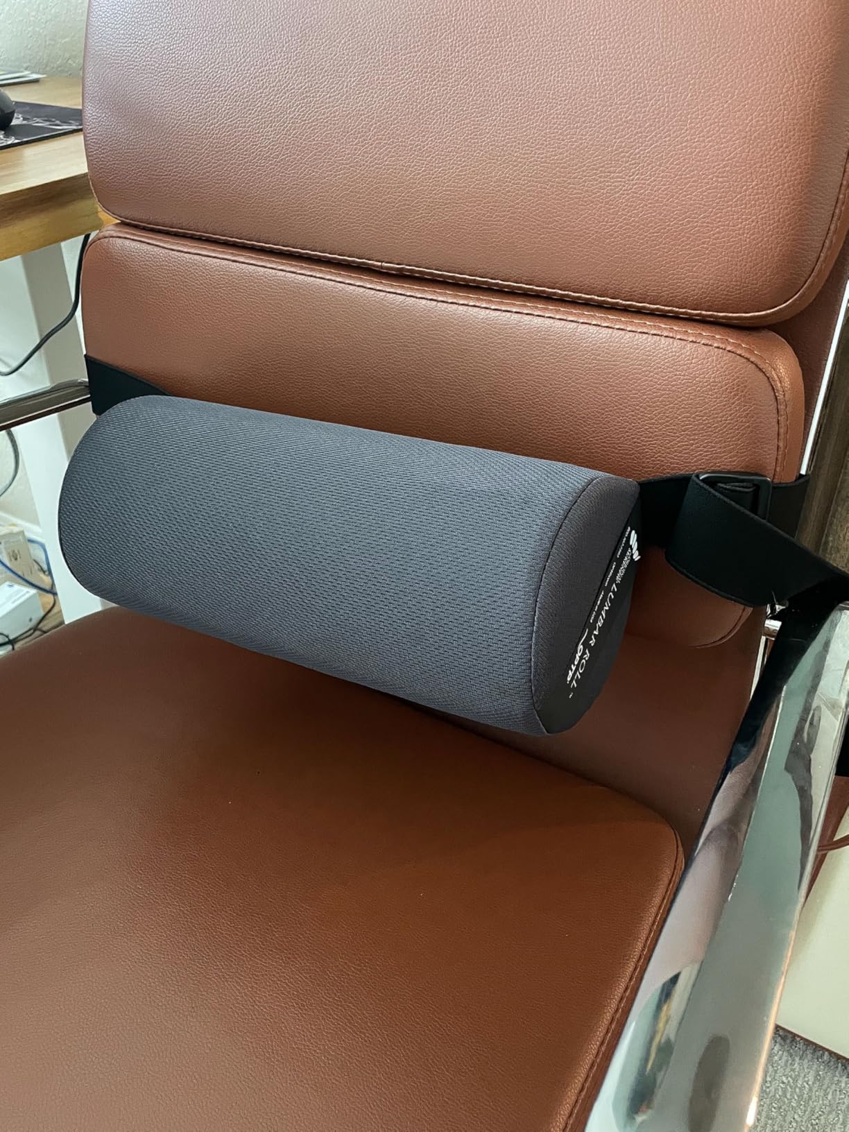 OPTP The Original McKenzie Lumbar Roll - USA-Made Low Back Lumbar Support for Office Chair & Car Seat Back Support Cushion customer photo 2