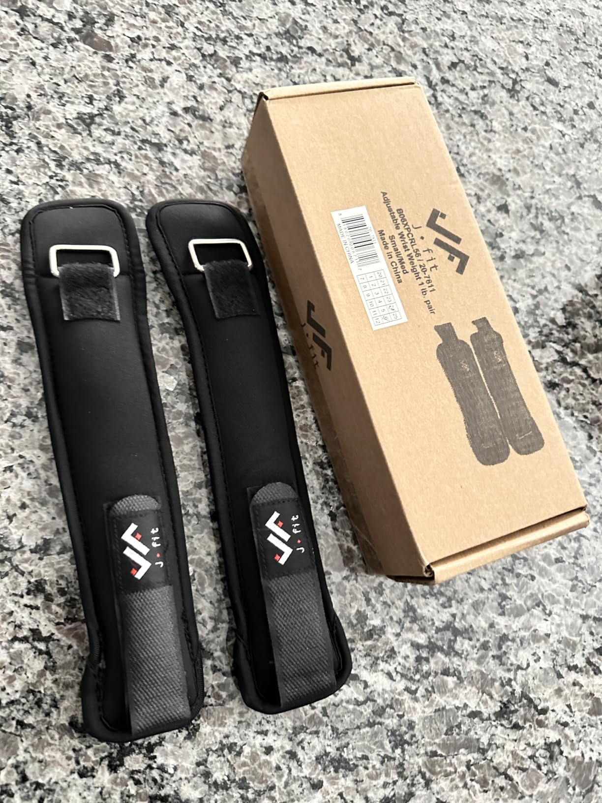 JFIT Wrist Weight Pair - Set of 2, Wrist Straps for Fitness, Walking, Workout - Multiple Size and Weight Options - Comfortable, Breathable, Moisture Absorbent Weight Straps for Men and Women customer photo 1