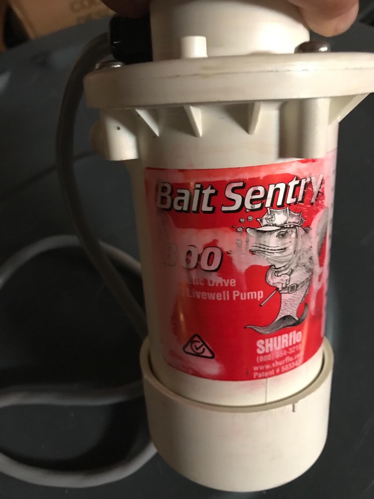 PENTAIR SHURFLO 1700-011-030 Bait Sentry Livewell Pump, 3/4