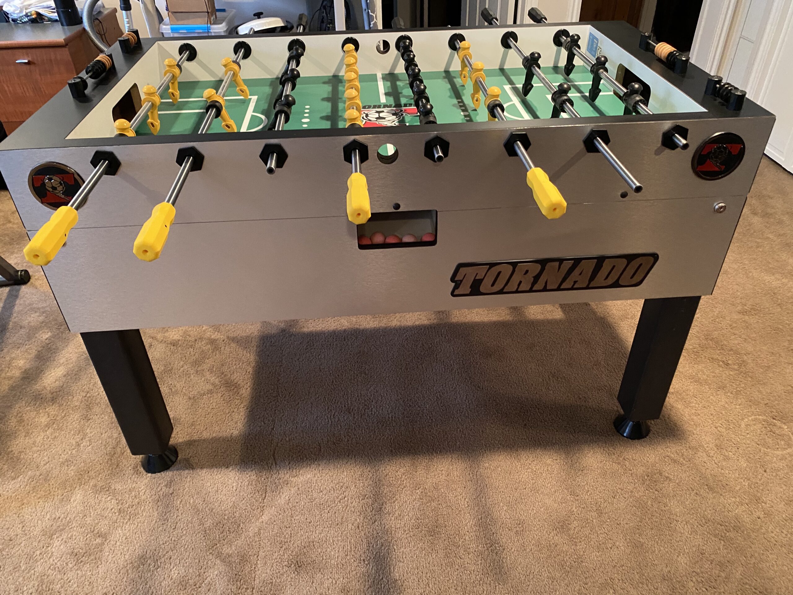 Tornado Tournament 3000 Foosball Table - Made in The USA - Commercial Quality for The Home - Incredible Table Soccer Game customer photo 1