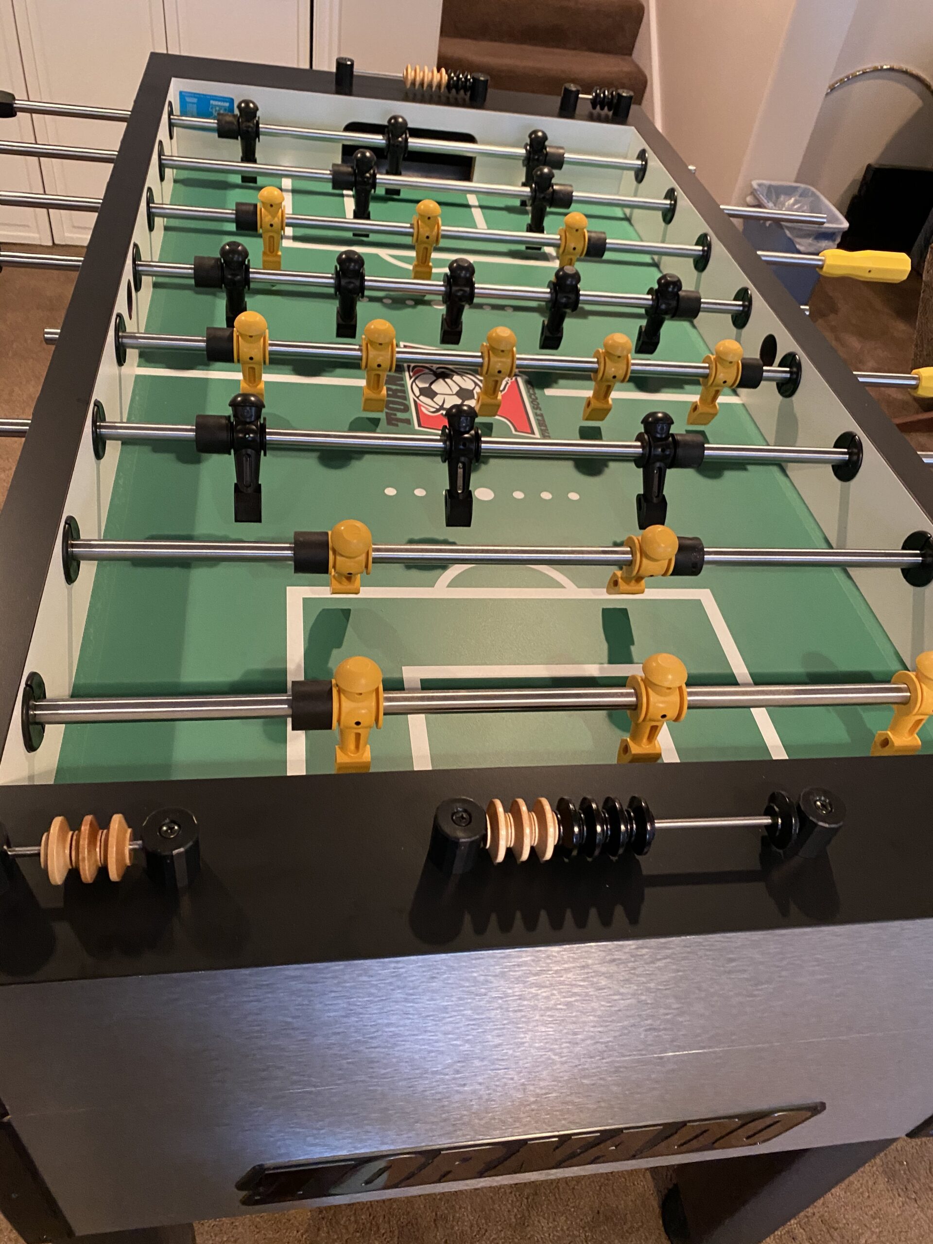 Tornado Tournament 3000 Foosball Table - Made in The USA - Commercial Quality for The Home - Incredible Table Soccer Game customer photo 2