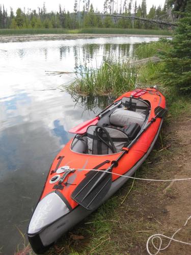 Advanced Elements AE1007-R AdvancedFrame Convertible Inflatable Kayak - 15' - Red customer photo 2
