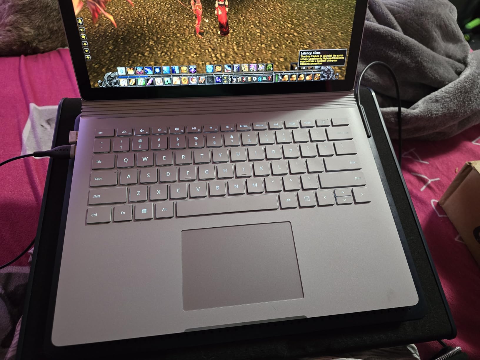 Targus 17 Inch Dual Fan Lap Chill Mat - Soft Neoprene Laptop Cooling Pad for Heat Protection, Fits Most 17