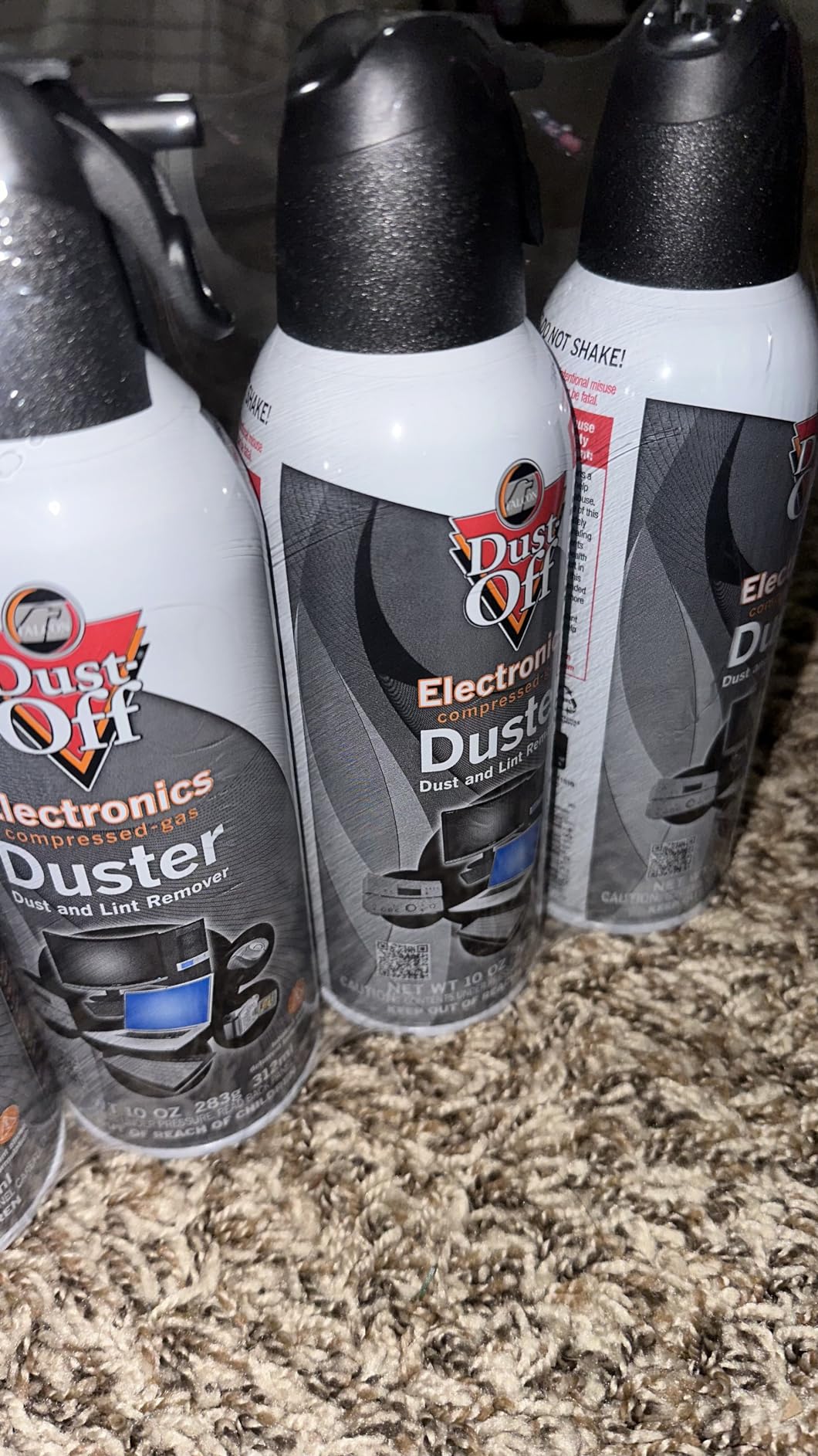 Falcon Compressed Gas (152a) Disposable Cleaning Duster 3 Count, 10 oz. Can (DPSXL3) customer photo 2