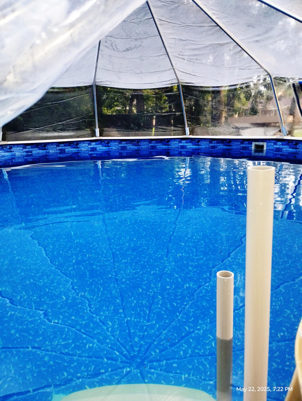 Sun Dome Pool Cover - 18 ft. Round 12 Panel Kit customer photo 2