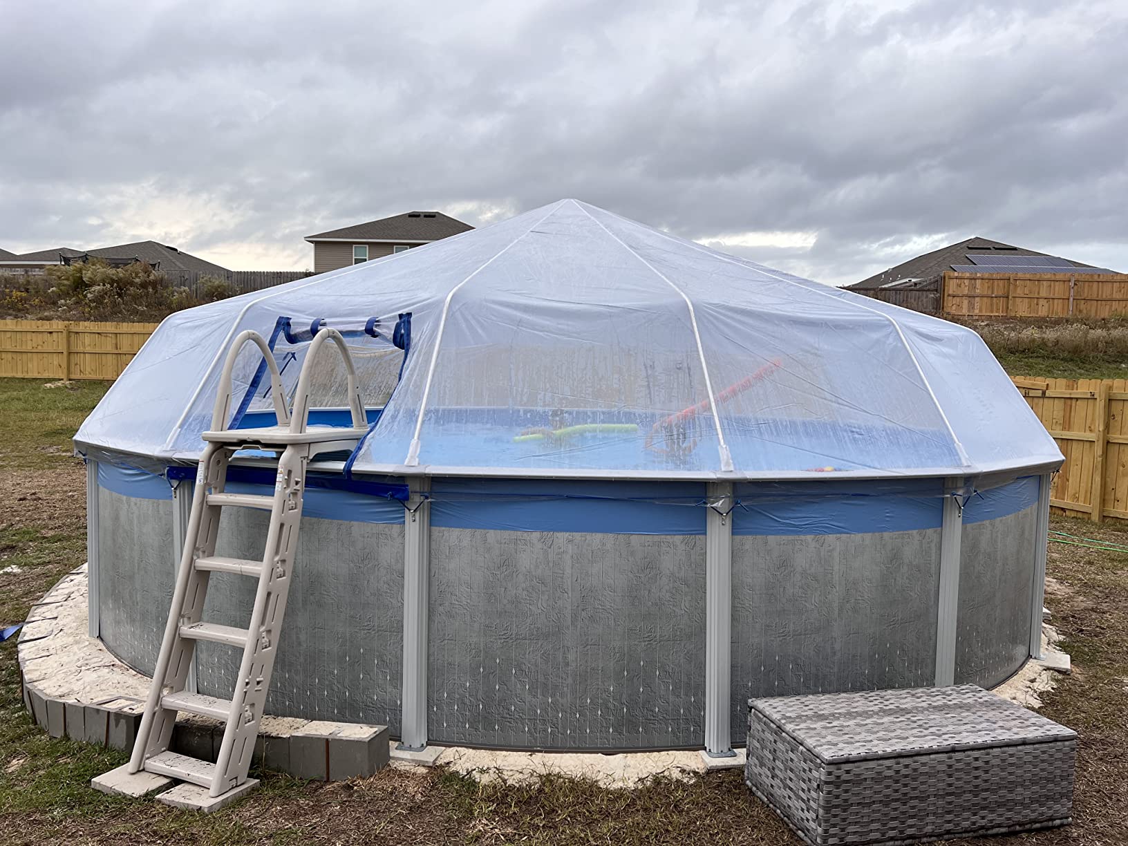 Sun Dome Pool Cover - 24 ft. Round 16 Panel Kit customer photo 1