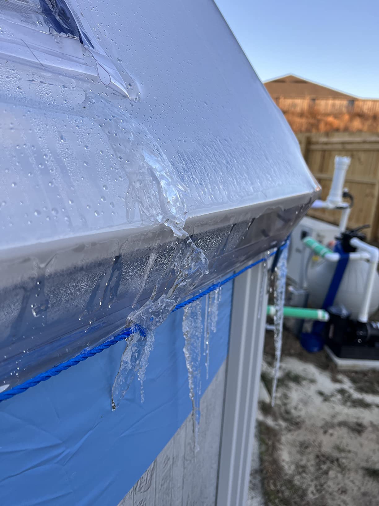 Sun Dome Pool Cover - 24 ft. Round 16 Panel Kit customer photo 2