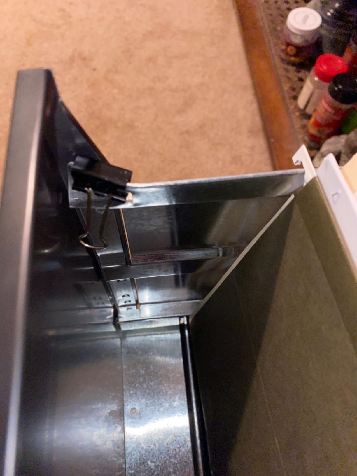 2 Drawer Locking Filing Cabinet | Pre-Assembled Steel Construction | Space-Saving Design is Perfect for Home and Small Office | Letter-Size | Assembled in North America customer photo 2