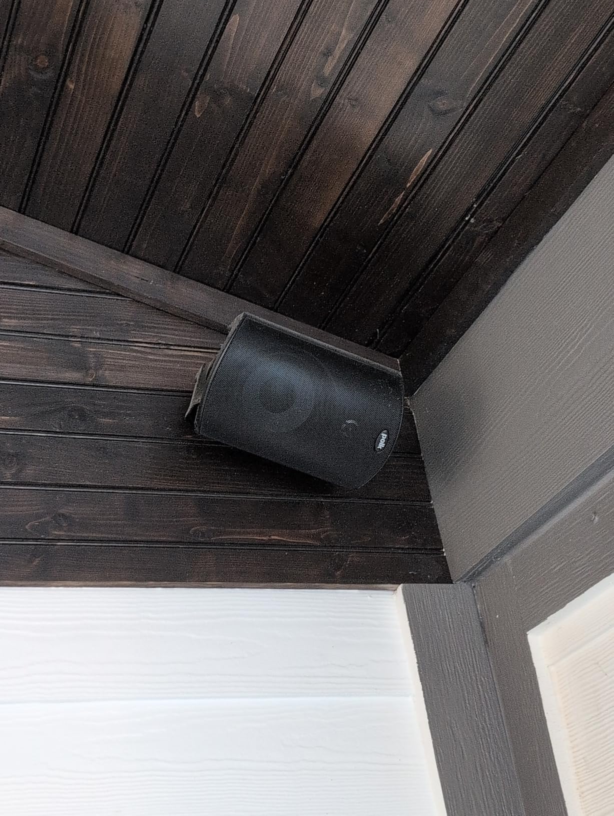 Polk Audio Atrium 4 Weatherproof Outdoor Speakers with Powerful Bass (Pair, Black), All-Weather Durability, Broad Sound Coverage, Speed-Lock Mounting System customer photo 2