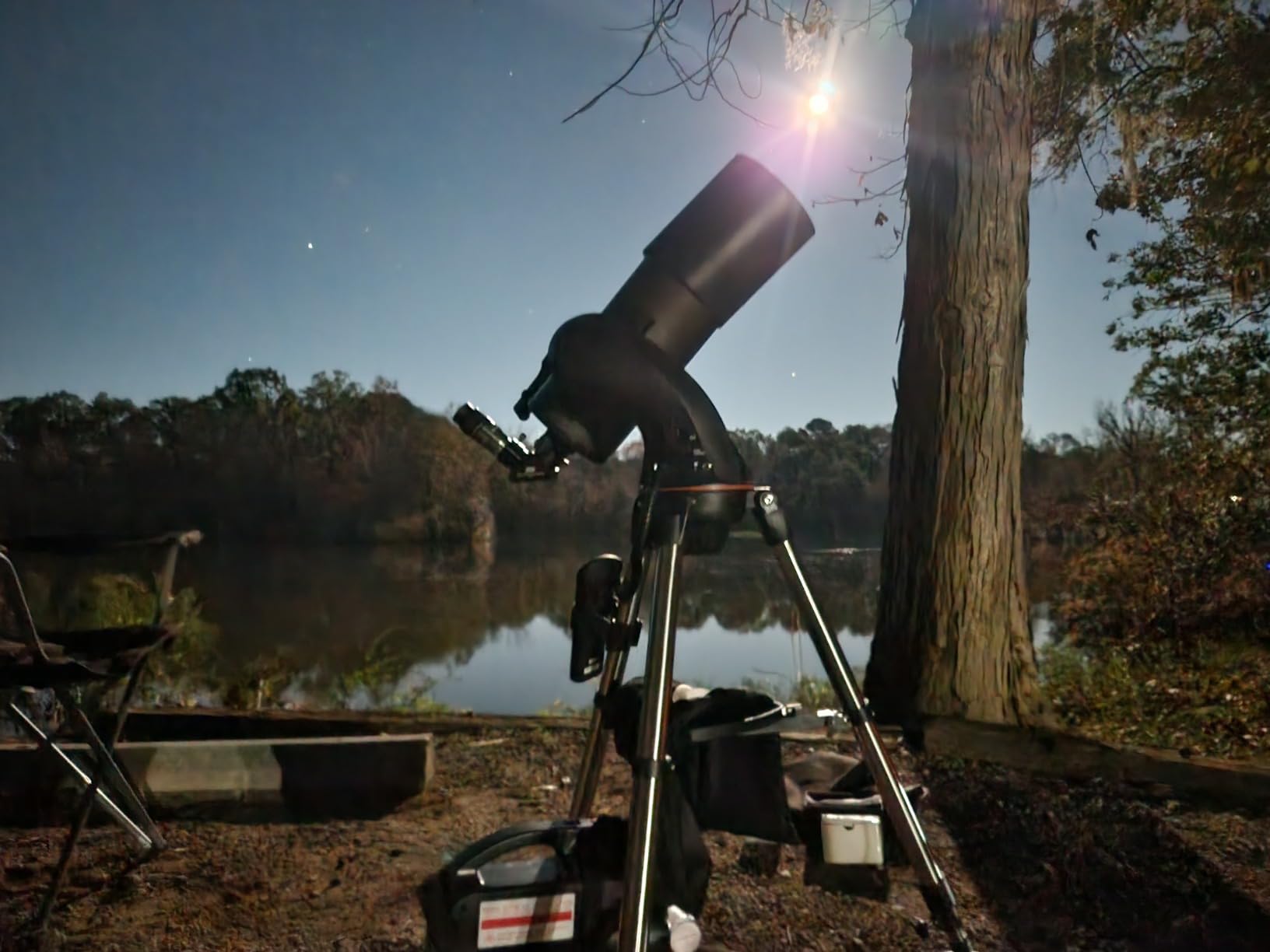 Celestron - NexStar 127SLT Computerized Telescope - Compact and Portable - Maksutov-Cassegrain Optical Design - SkyAlign Technology - Computerized Hand Control - 127mm Aperture customer photo 1