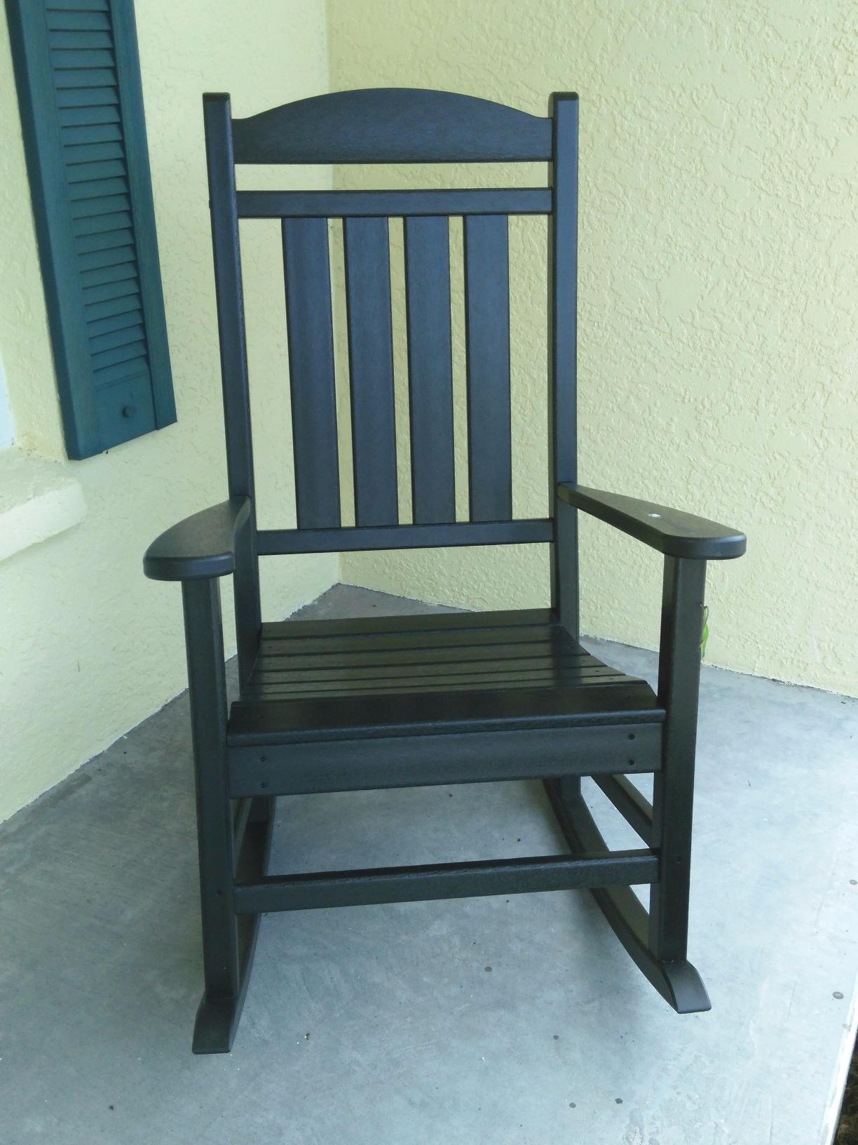 POLYWOOD Presidential Rocking Chair in Black customer photo 2