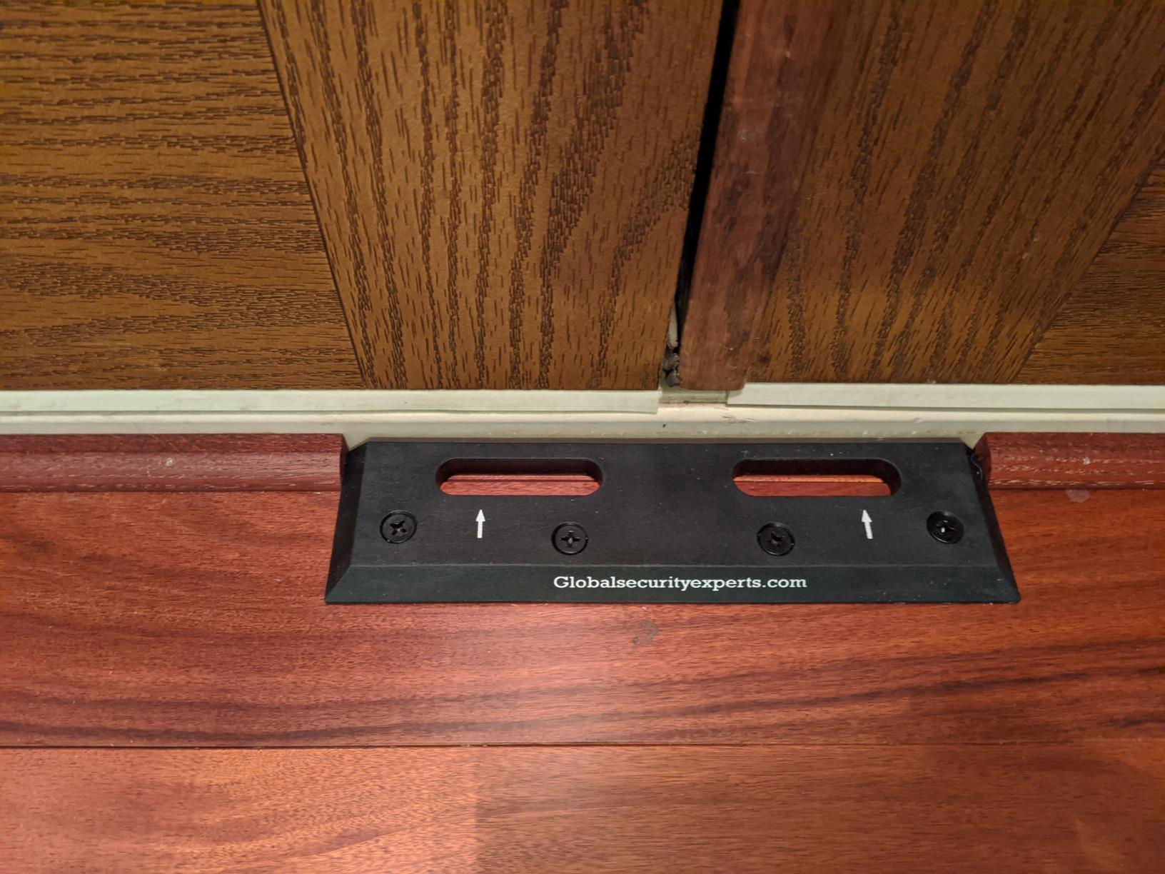 OnGUARD Security Door Brace - Withstands 3100 Lbs of Violent Force - French Door Brace Jammer Barricade customer photo 1