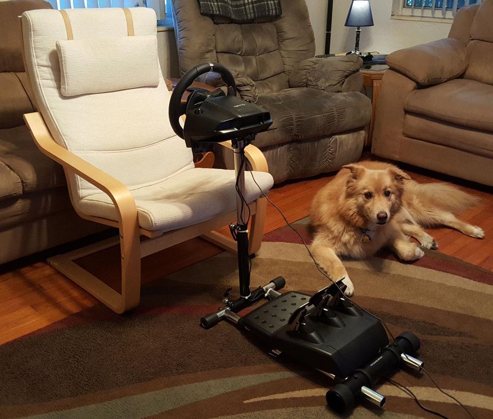 Wheel Stand Pro: G Racing Wheel Stand Compatible With Logitech G29 G923 G920 G27 & G25 Wheels, Deluxe, Original V2 customer photo 2