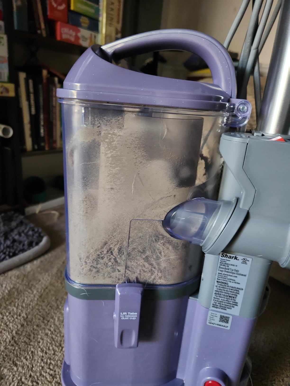 Shark NV352 Navigator Lift Away Upright Vacuum, Hepa Filter, Anti-Allergen Technology, Swivel Steering, Lavender customer photo 1