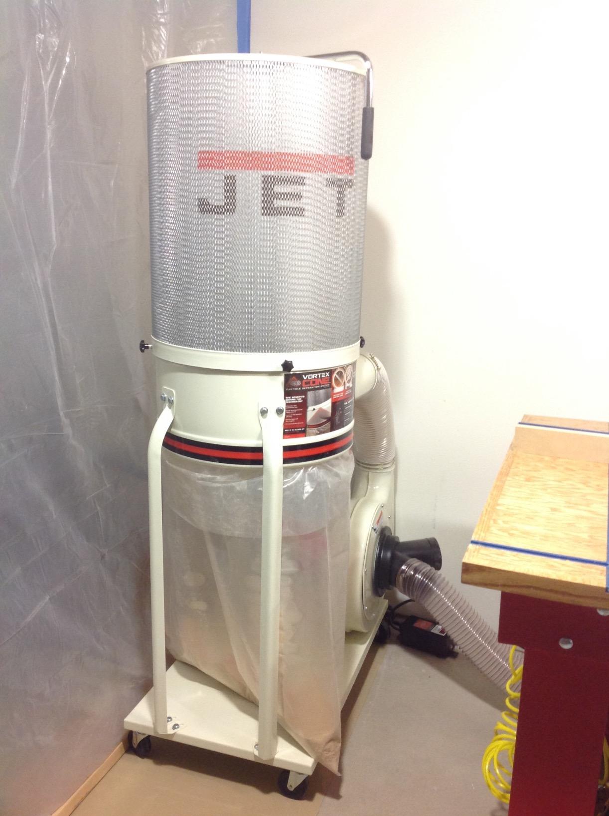 JET Vortex Cone Dust Collector, 2-Micron Canister Filter, 1-1/2 HP, 115/230V 1Ph (DC-1100VX-CK) customer photo 2