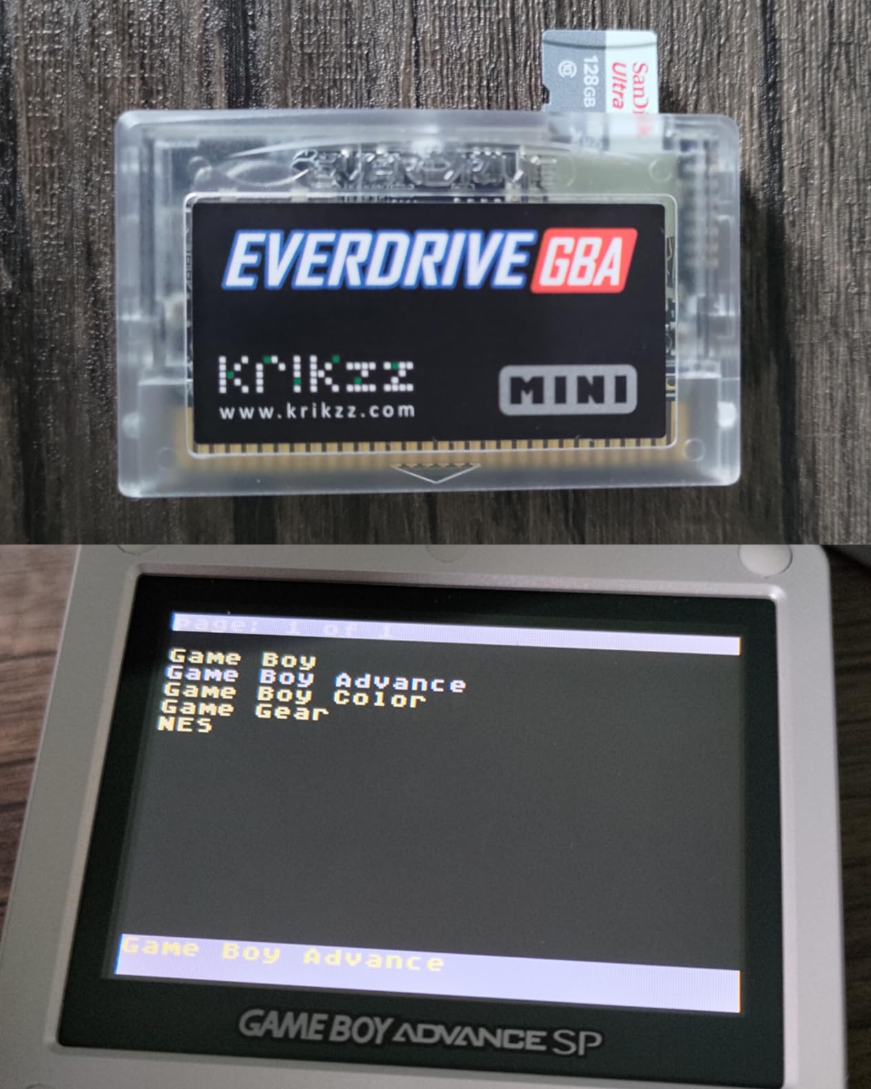 EverDrive GBA Mini customer photo 1