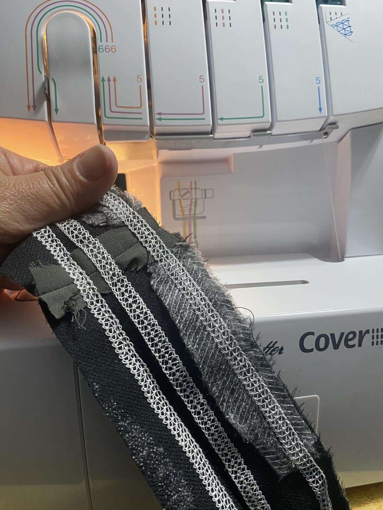 Brother Coverstitch Serger, 2340CV, Sturdy Metal Frame, 1,100 Stitches Per Minute, Trim Trap, Included Snap-on Presser Feet customer photo 1