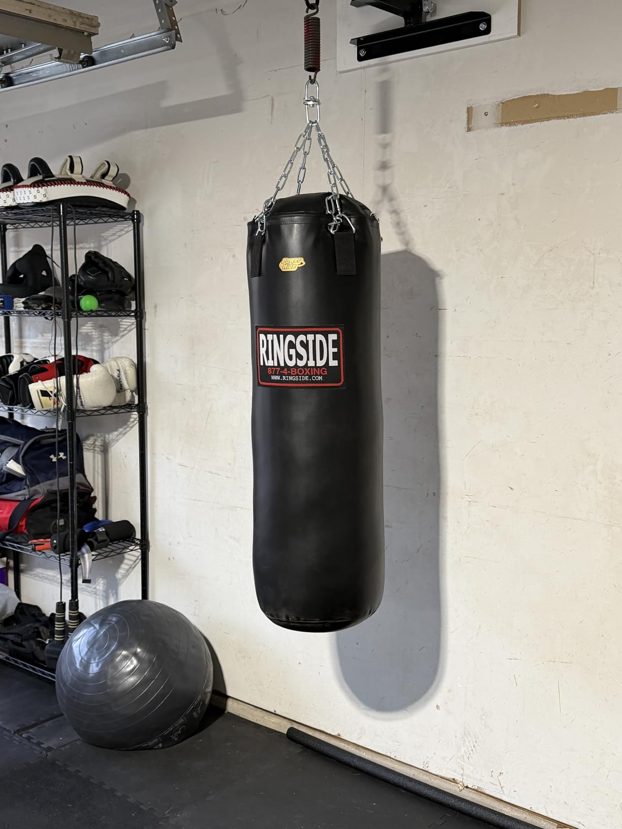 Ringside 100-pound Powerhide Boxing Punching Heavy Bag (Soft Filled) Black, 100 LBS customer photo 1
