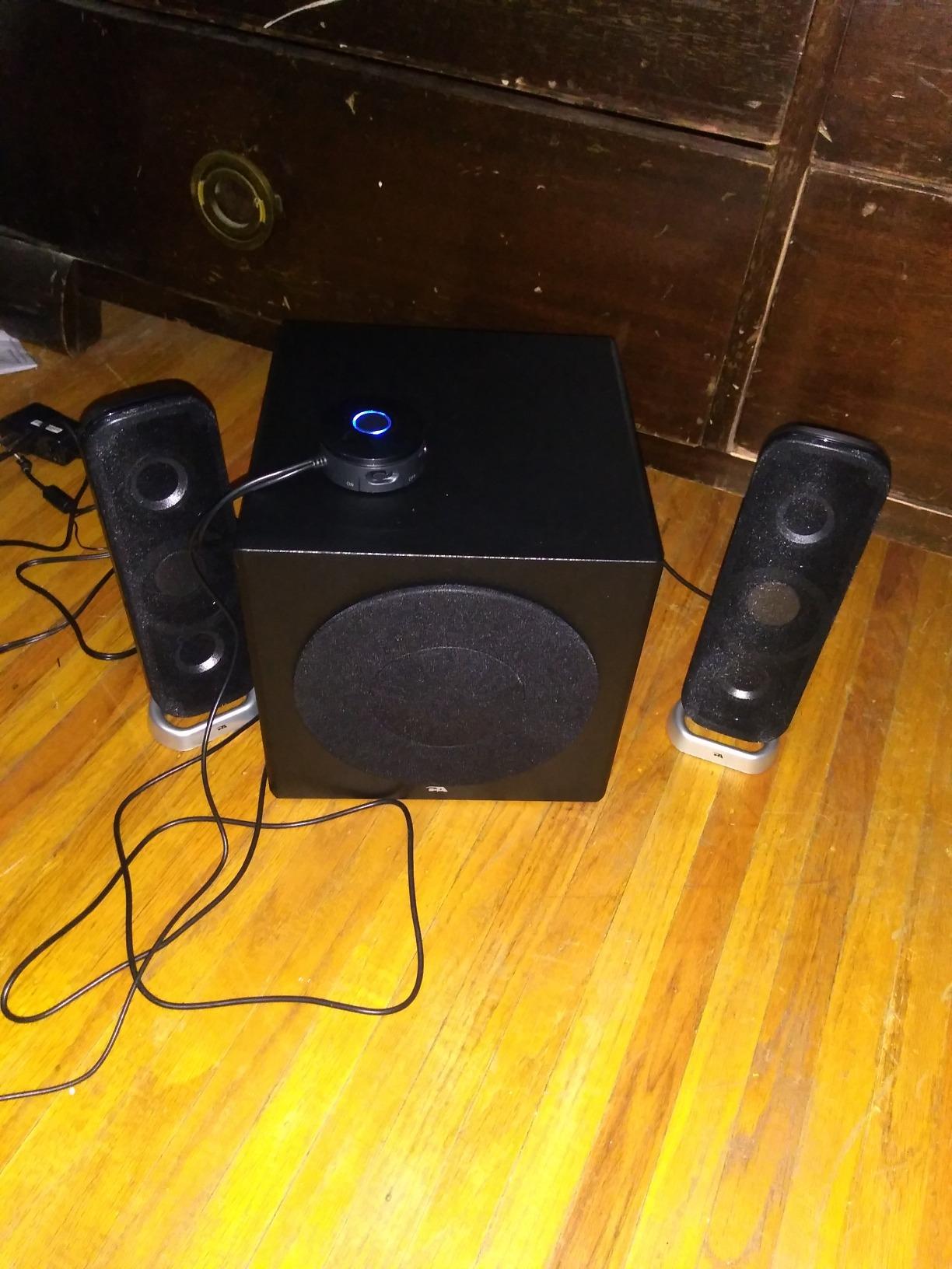 Cyber Acoustics CA-3908 2.1 Multimedia Speaker System with Subwoofer, 92 Watts Peak Power, Deep Bass, Perfect for Music, Movies, and Games on Desktops, Laptops, Consoles customer photo 2