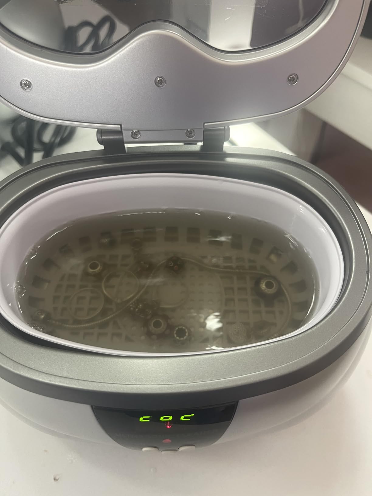 Magnasonic Ultrasonic Cleaner - 20oz Stainless Steel Tank, Digital Timer, 5 Cleaning Modes, Ultrasonic Jewelry Cleaner for All Jewelry, Eyeglasses, Watches, Dentures, Retainers & More customer photo 2