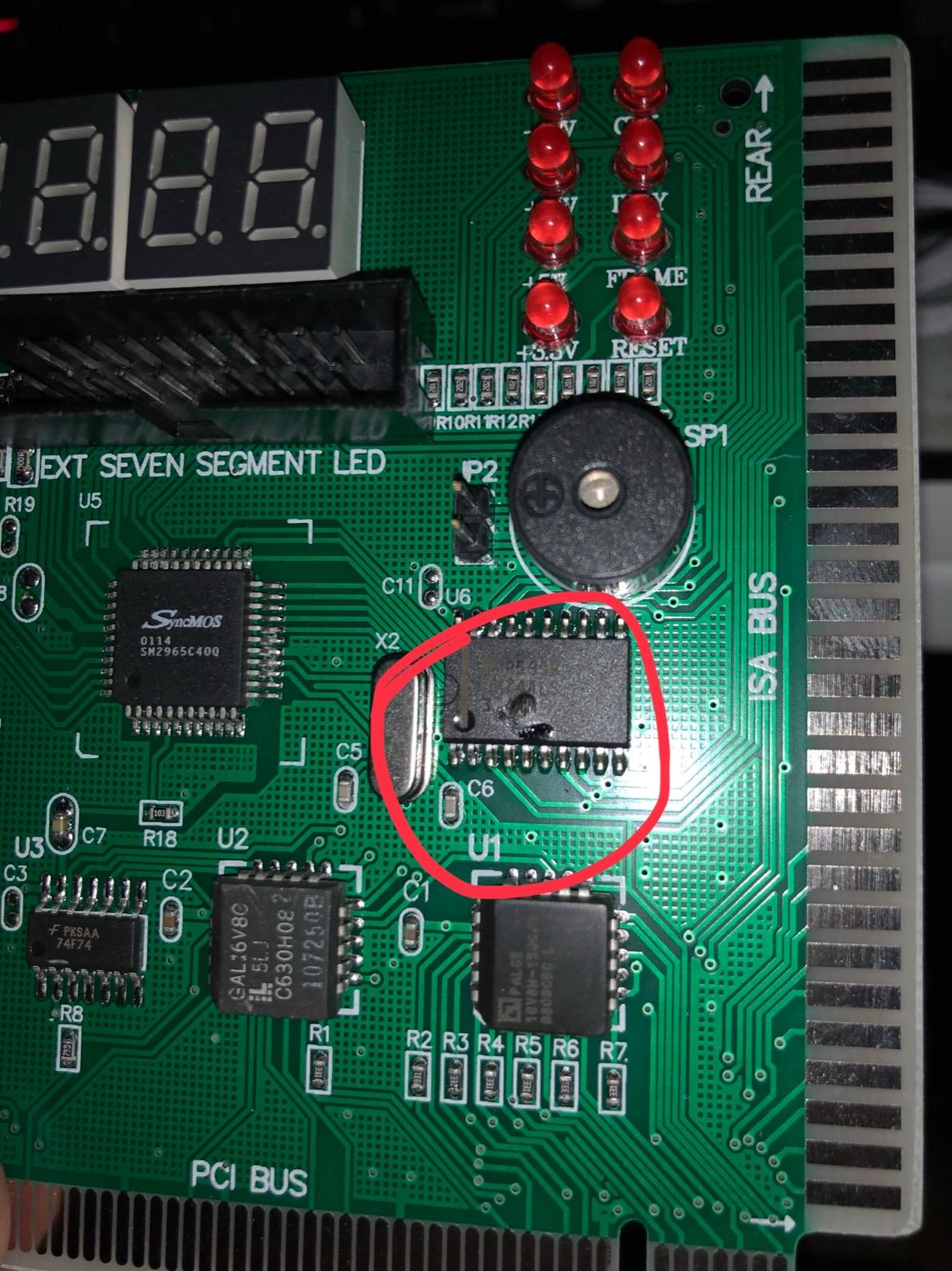 4 Digit PCI and ISA PC Computer Motherboard Power Diagnostic Analyzer Post Tester Card customer photo 1