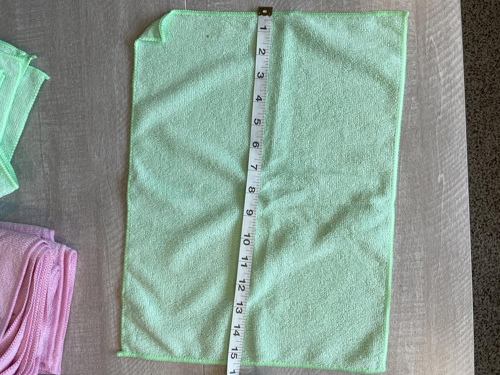 Amazon Basics Microfiber Cleaning Cloths, Ultra Absorbent, Lint Free, Streak Free, Non-Abrasive, Reusable and Washable, 16