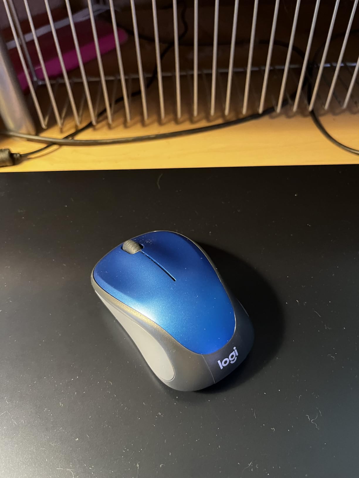 Logitech M317 Wireless Mouse, 2.4 GHz with USB Receiver, 1000 DPI Optical Tracking, 12 Month Battery, Compatible with PC, Mac, Laptop, Chromebook - Blue customer photo 1