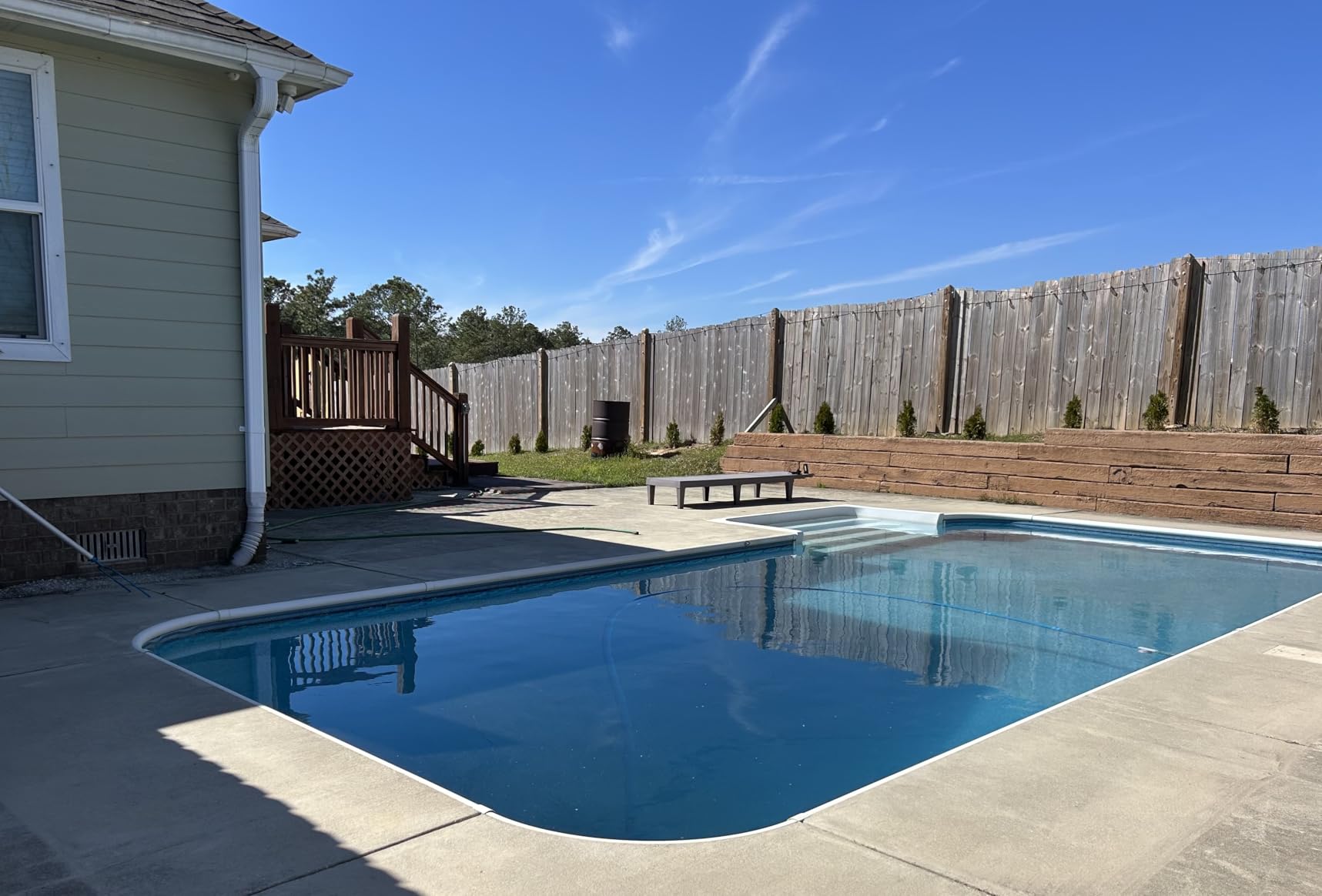 WaterWarden Inground Pool Safety Cover 16' x 32', Rectangle, 15-Year Warranty, UL Classified to ASTM F1346, Triple Stitched for MAX Strength, Abrasion Resistant, Hardware Included, Blue Mesh customer photo 1