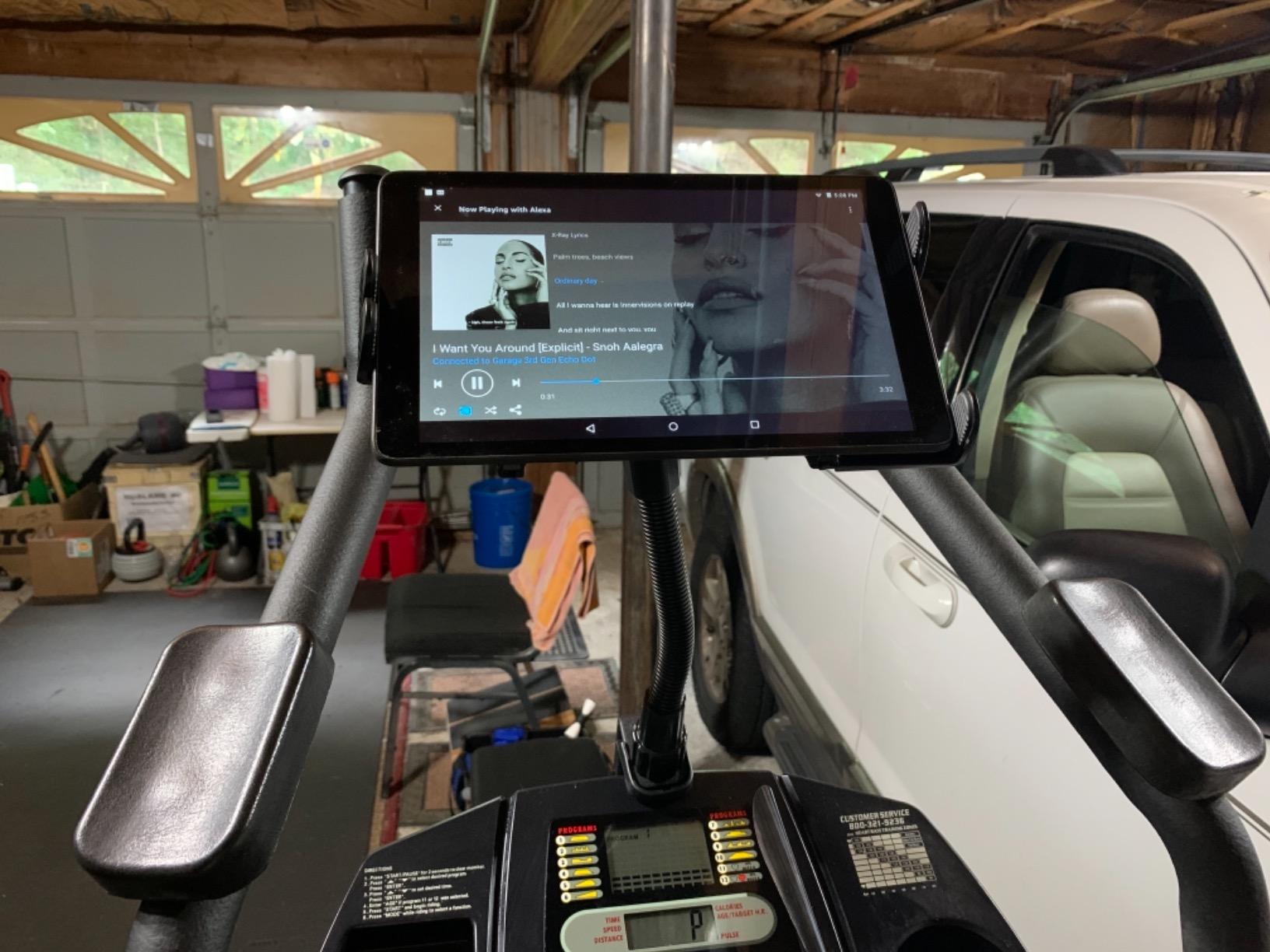 ARKON Mounts - Heavy Duty Tablet Holder with Clamp Mount and 12-Inch Bendable Gooseneck Arm | Versatile Tablet Stand with Easy Install & Durable Support | Securely fits iPad, Galaxy, Note, and more customer photo 2