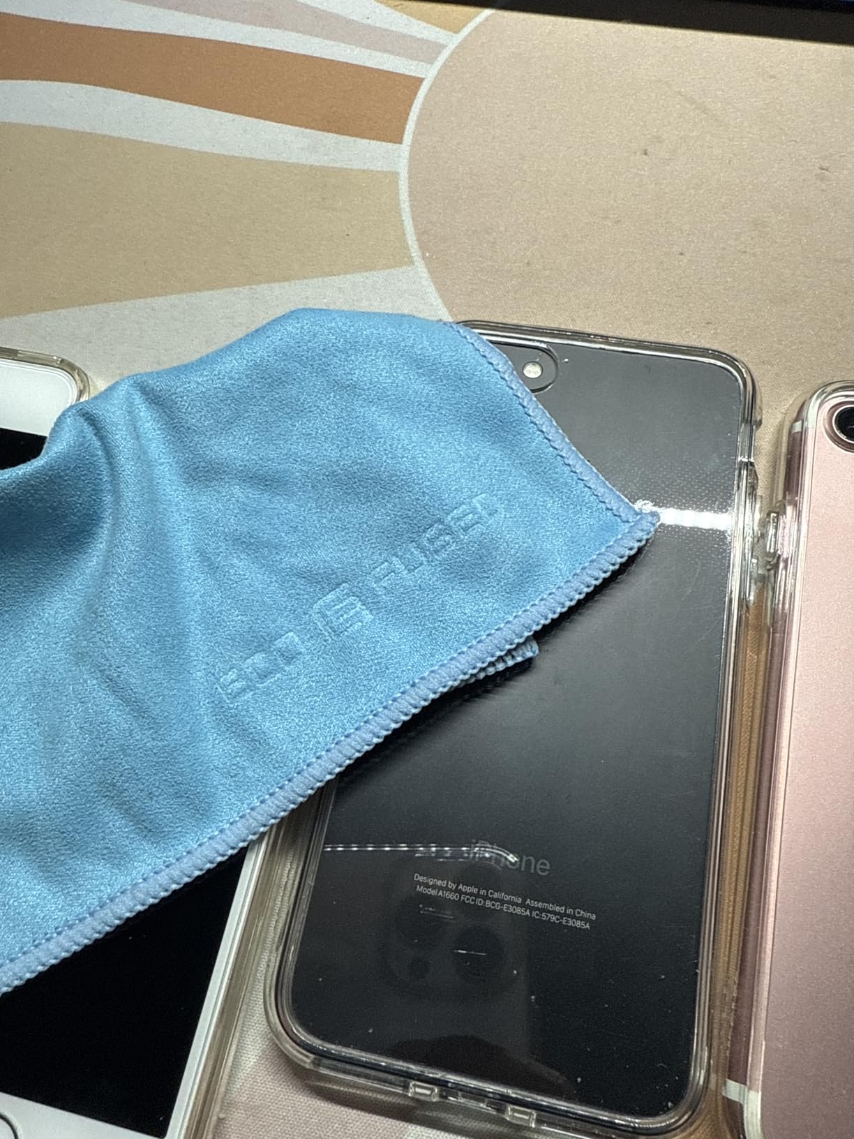 Eco-Fused Microfiber Cleaning Cloths - 5 Pack - Double-Sided Cleaning Cloths - Microfiber and Suede Cloth for Smartphones, LCD TV, Tablets, Laptop Screens, Camera Lenses and Delicate Surfaces customer photo 1