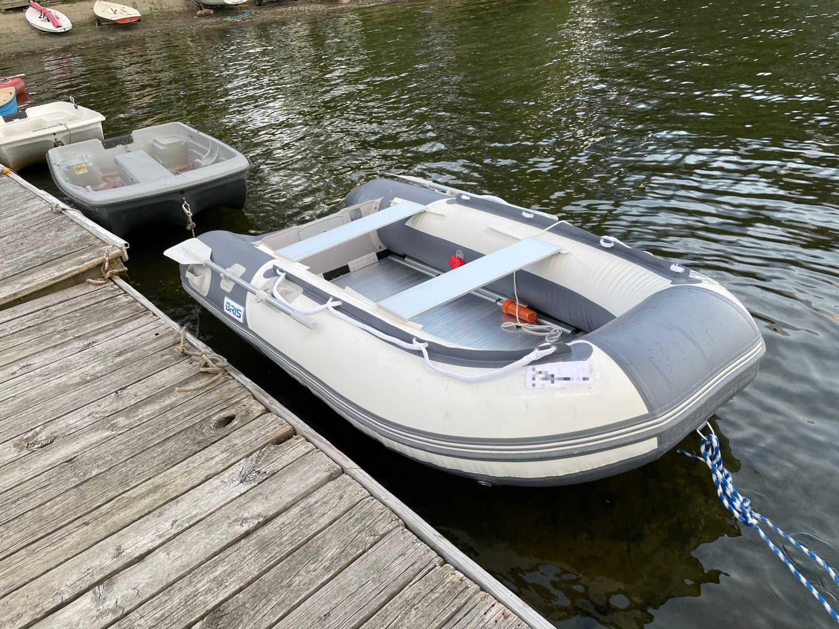 BRIS 9.8 ft Inflatable Boat Inflatable Dinghy Boat Yacht Tender Fishing Raft customer photo 1