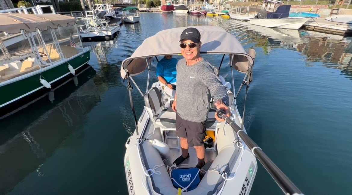 BRIS 12.5 ft Inflatable Boat Inflatable Fish Hunter & Person Inflatable Raft Boat customer photo 2