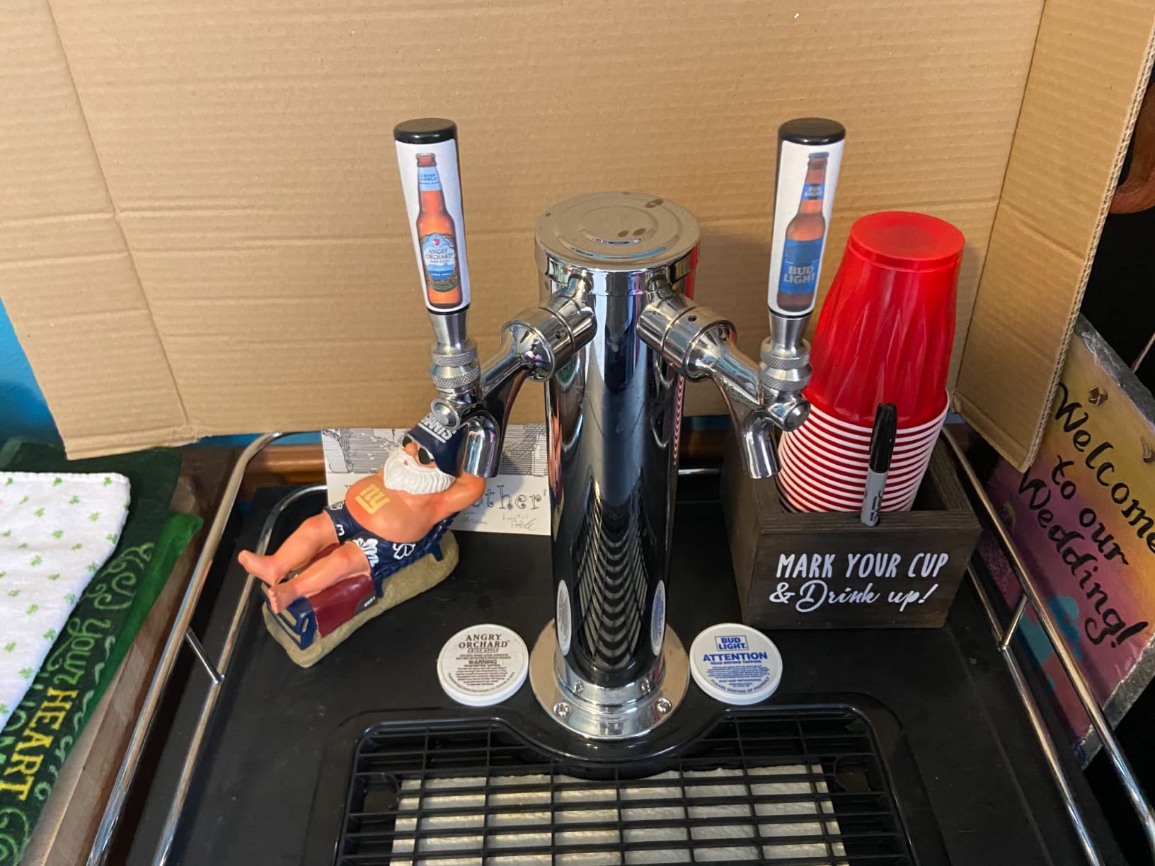 Kegco K309B-2 Double Faucet Digital Black Kegerator customer photo 2