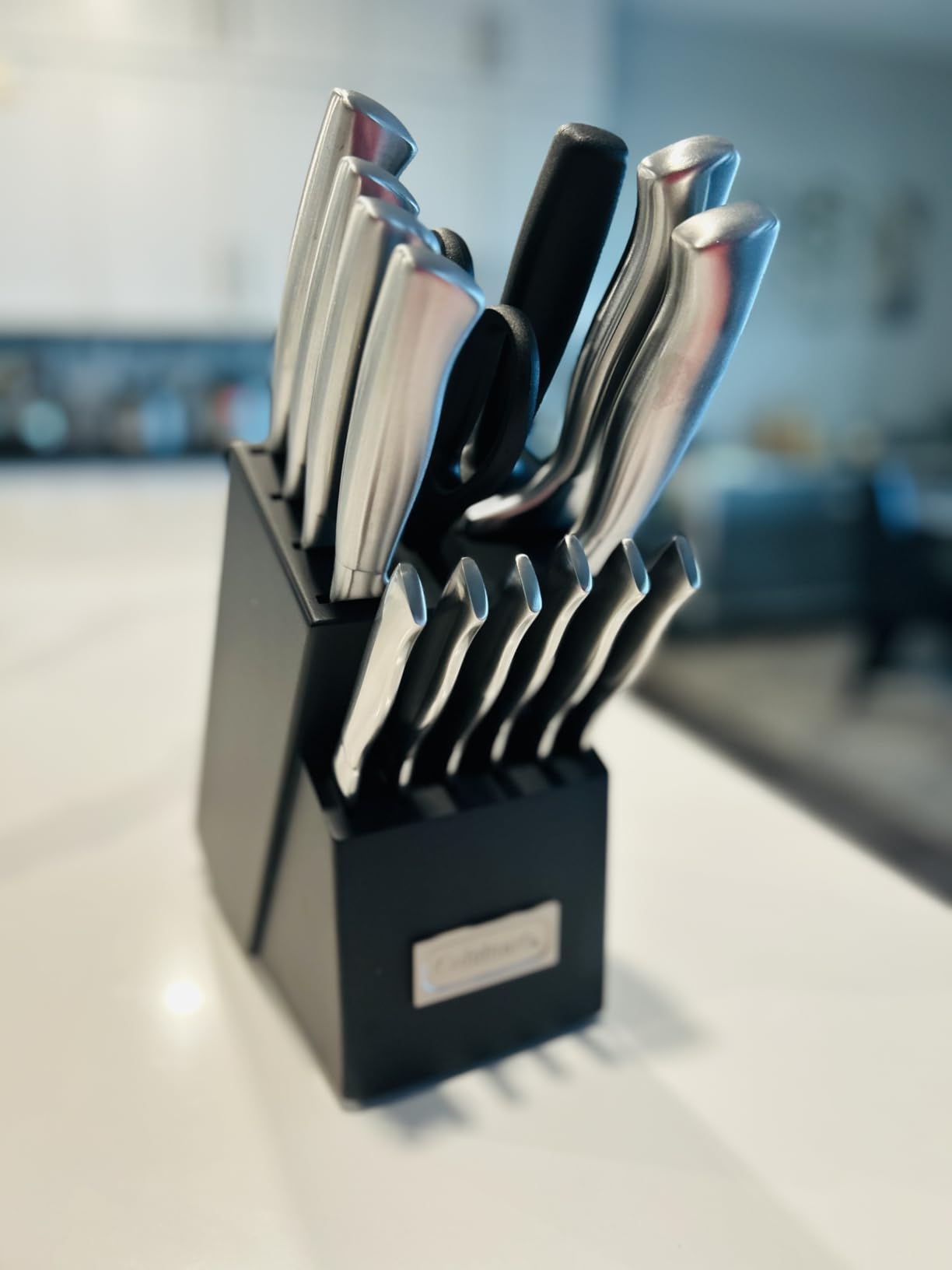 Cuisinart Stainless Steel Hollow Handle 15-Piece Cutlery Block Set, Kitchen Knife Set with Steel Blades for Precise Cutting, Durable Knives with Ergonomic Handles, C77SS-15PK customer photo 1