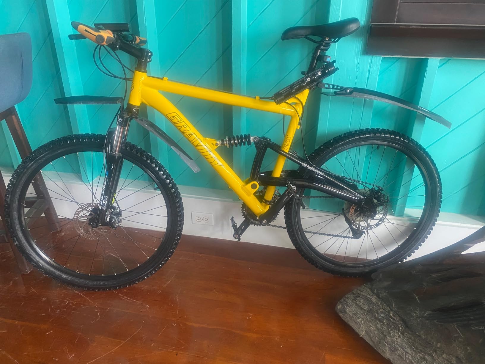 Gravity FSX 1.0 Dual Full Suspension Mountain Bike with Disc Brakes Aluminum Frame customer photo 2