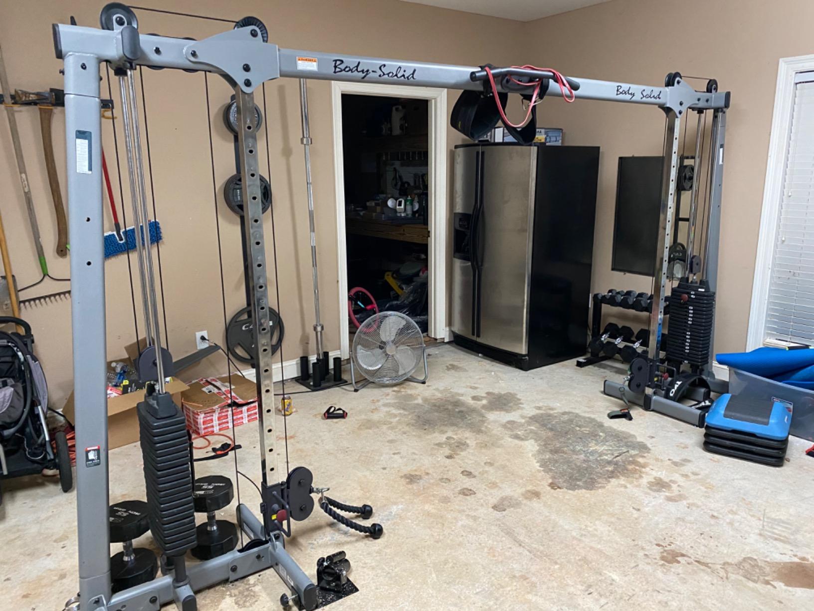 Body-Solid (GDCC250B) Cable Crossover Exercise Machine for Home & Light Commercial Gym, Functional Training Center with Dual Weights Stack & Pulley Cable Workout Machines, Black customer photo 1