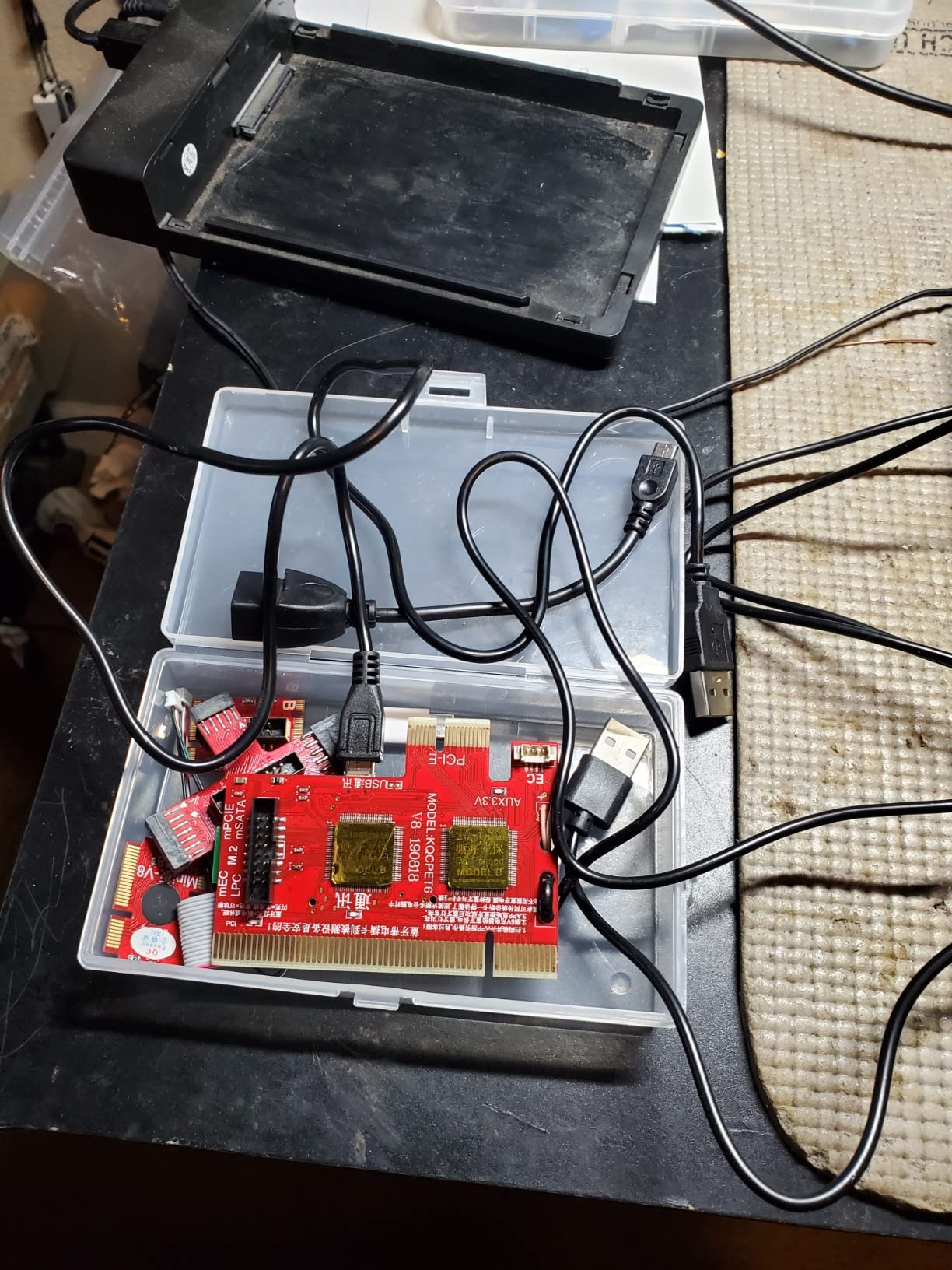 New V8 PCIe USB Post Test Card Motherboard Diagnostic Tester Kit Unique USB Diagnosis for PC Laptop Server All in One Mini PC Mac Android Phone Tablet Computer Analyzer Multi Ports Support customer photo 1