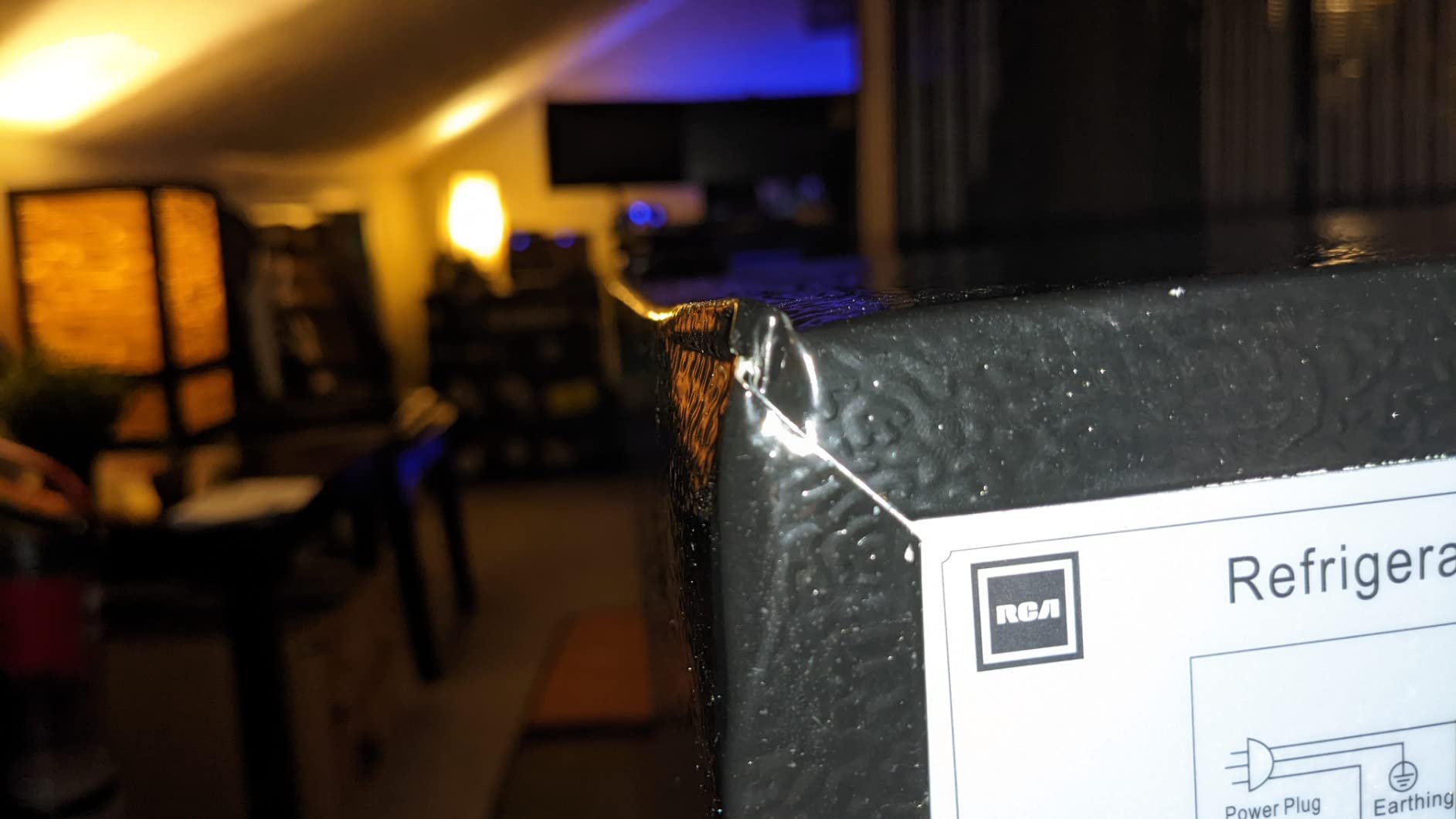 ARCTIC CHEF Mini Refrigerator, Compact Freezer Compartment, Adjustable Thermostat Control, Reversible Door, Ideal Fridge for Dorm, Office, Apartment, Platinum Stainless, 3.2 Cubic Feet customer photo 1