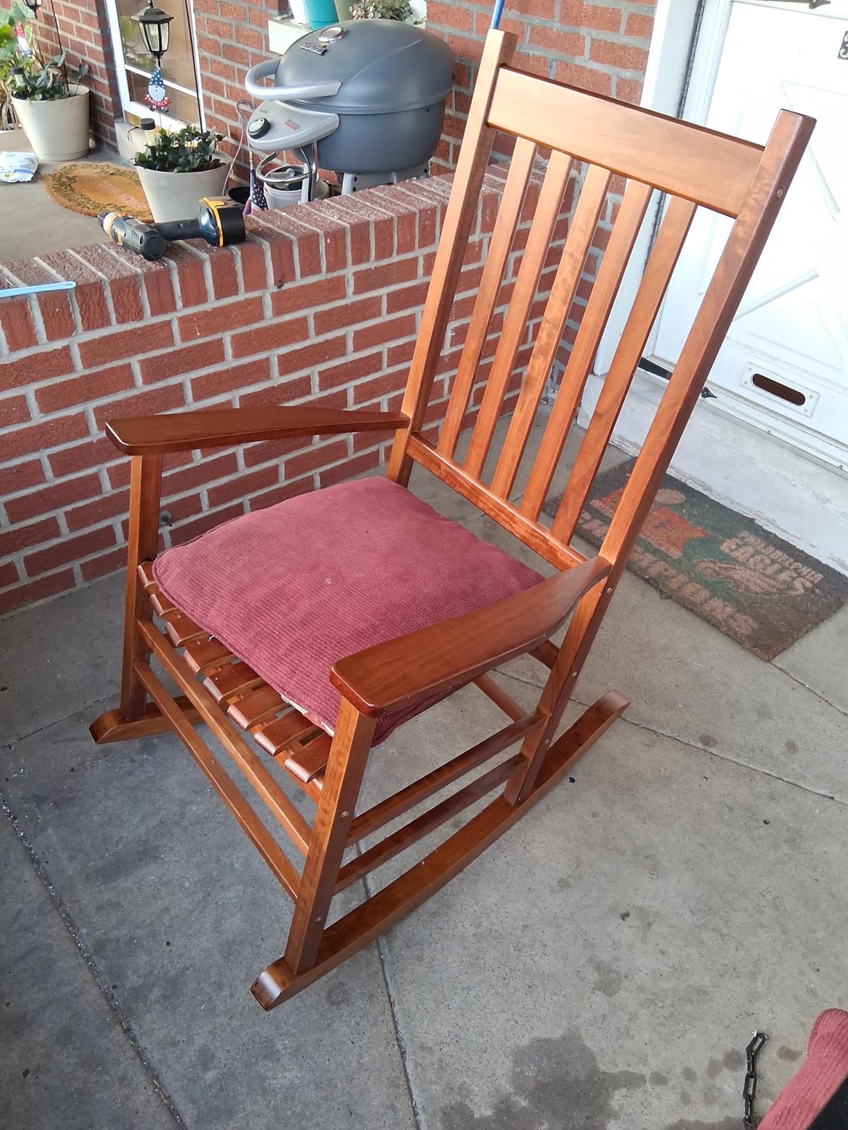 Shine Company Vermont Porch Rocker - White customer photo 2