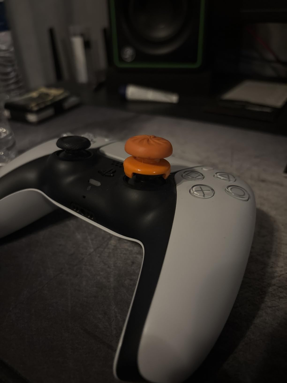 KontrolFreek FPS Freek Vortex for Xbox One and Xbox Series X Controller | Performance Thumbsticks | 1 High-Rise Convex, 1 Mid-Rise Concave | Orange customer photo 1
