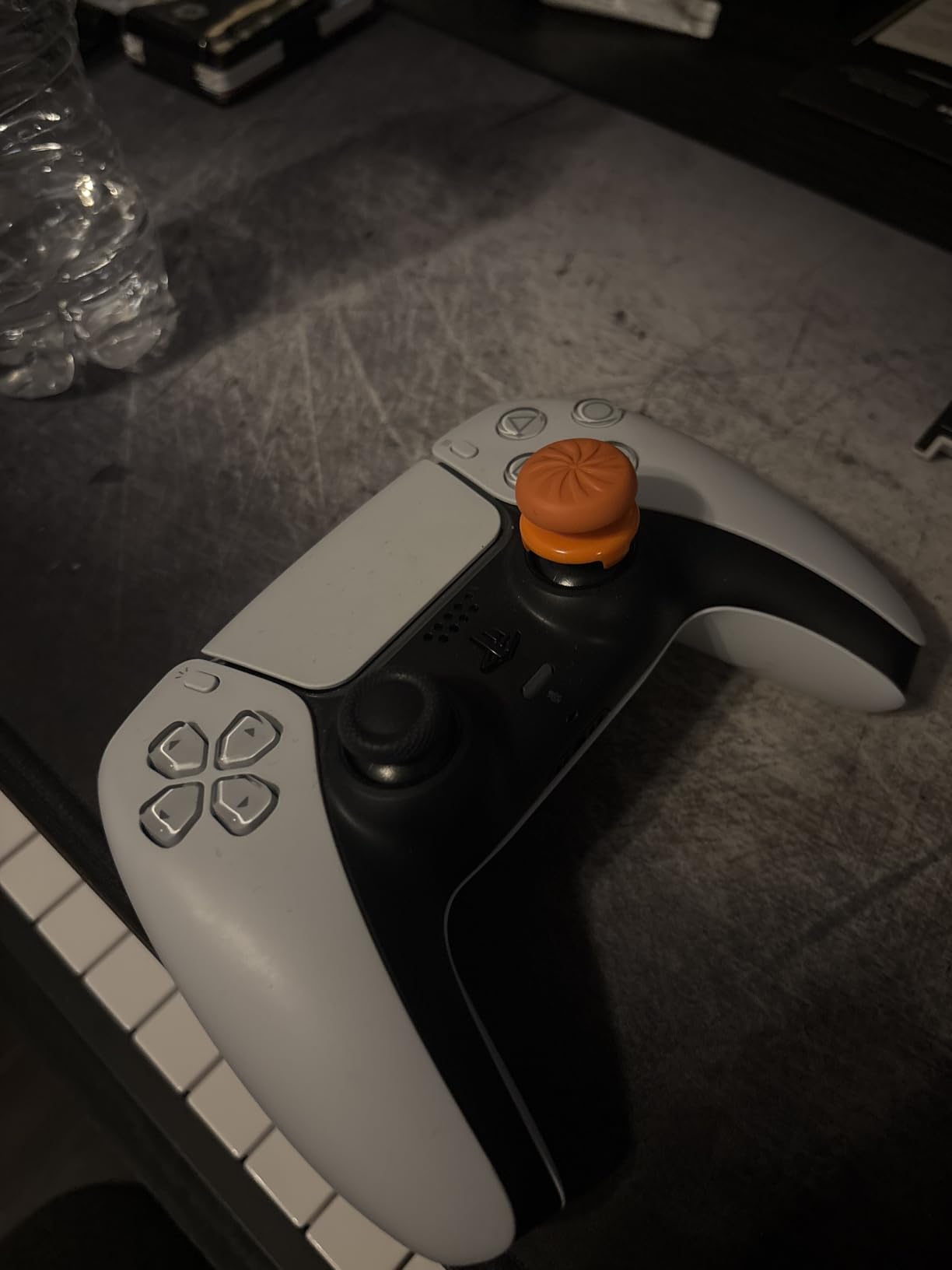 KontrolFreek FPS Freek Vortex for Xbox One and Xbox Series X Controller | Performance Thumbsticks | 1 High-Rise Convex, 1 Mid-Rise Concave | Orange customer photo 2